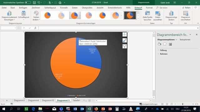 27042019, Excel, Diagramme, Netzdiagramm, Säulendiagramm,  Kreisdiagramm, Zufallsbereich