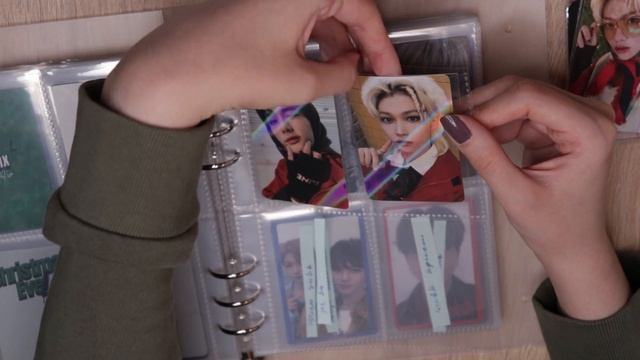 организация K-POP карт 15 БИНДЕР  SKZ  storing  organizing photocards in binder