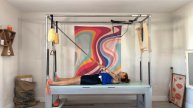 10 Min. Cadillac workout: Effort Less, Laugh or Breathe More! | Online Pilates Classes