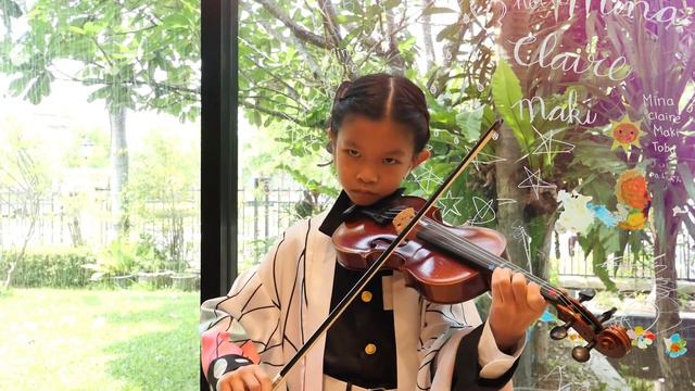 GURENGE (Demon Slayer OP) violin cover by Claire