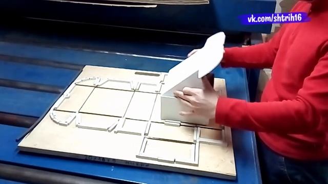 Как собрать самосборную коробку  Коробка без клея  Размер коробки 20х16х9 см