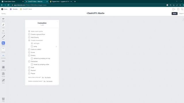Power Learning With ChatGPT: Build A Game - Collision & Gravity