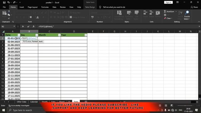 how to extract date in excel l Convert Date into text l Excel Formula l Excel Text function