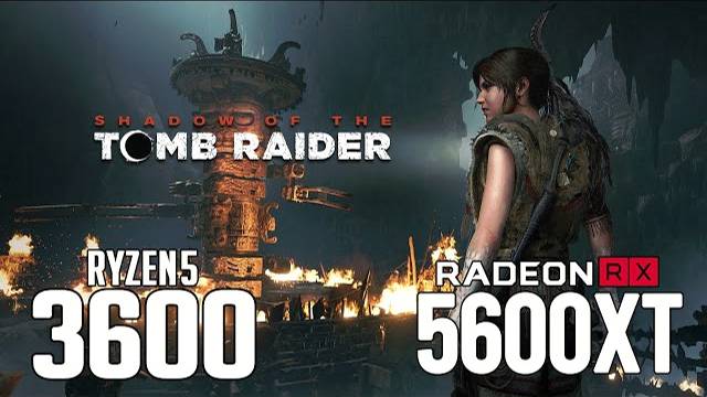 Shadow of the Tomb Raider on Ryzen 5 3600 + RX 5600 XT 1080p, 1440p benchmarks!