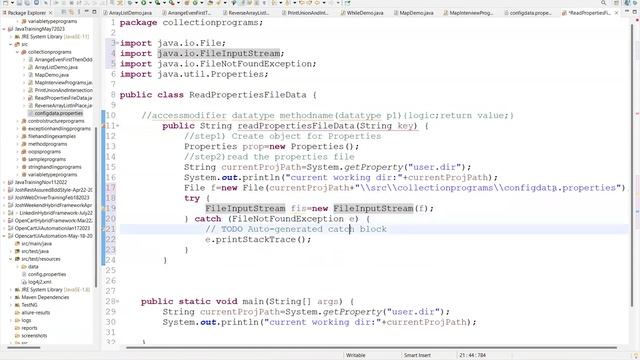 CoreJava Collections Properties Enum Demo June 22 2023