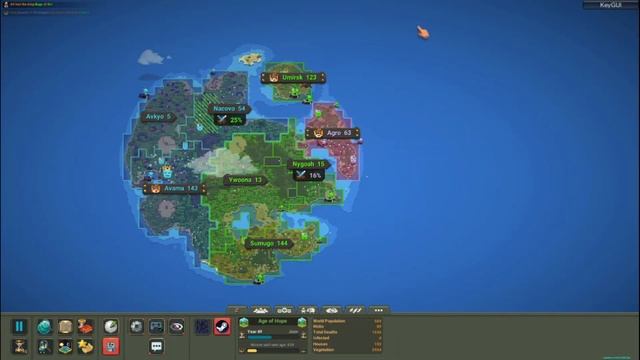New Update 0.23 WorldBox Biome of Red Maples Beavers New Race?.