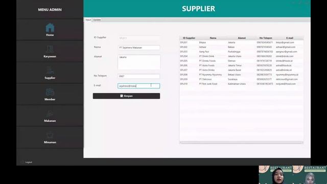 Herliken Restaurant  Project Pemrograman 3 Kelompok 13 JavaFX IntelliJ IDEA