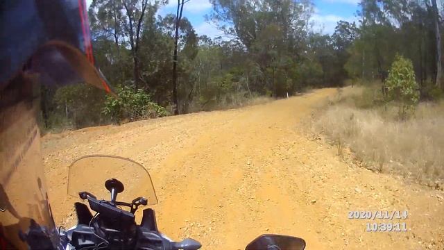 Africa Twin - V Strom 1000   Riding along the Ridge Line Then head Down the Range