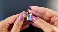 Медальон Сердце серебряный Цветы ажурный кулон серебро
