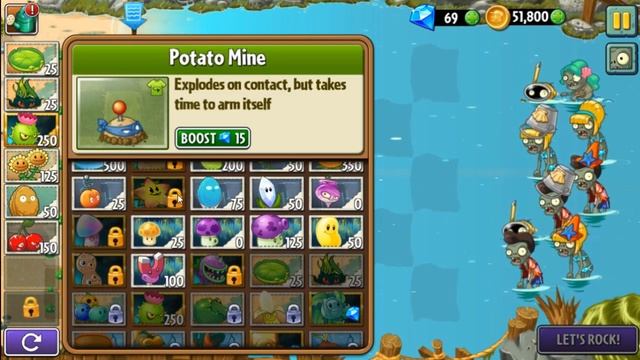 Plants vs Zombies 2 #78 ► Big Wave Beach ► 8, 9  уровни