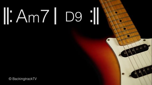 Funky Guitar Backing Track in Am A Dorian