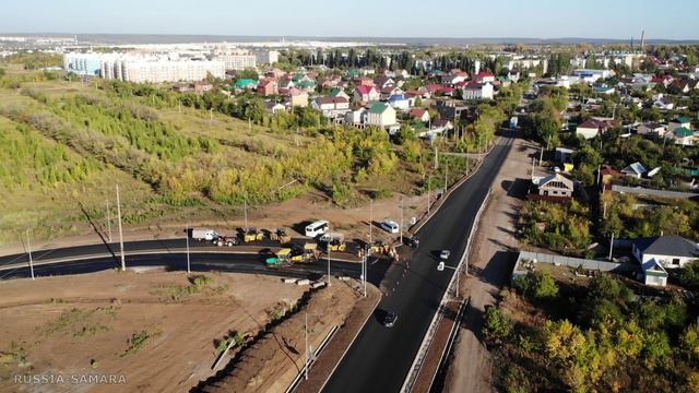 Автомагистраль "Центральная" / строит-во транспорт. развязки в двух уровнях у Петра Дубрава / Russia