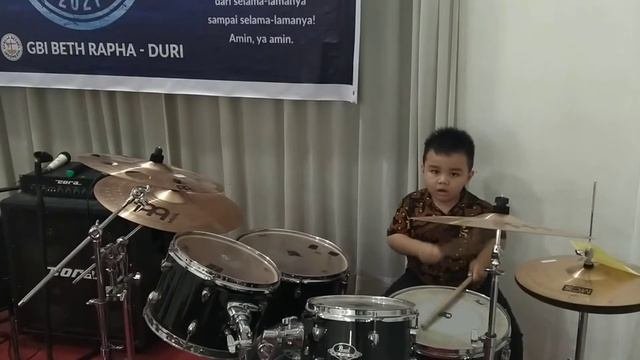 Drummer Cilik ... JJ Sitompul ..batik 2