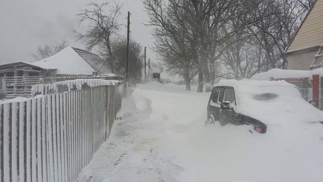 большой снег