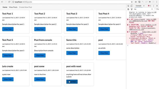 Consume Rails API (JSON) with Angular 2 Front-end | Update & Delete - 5/5