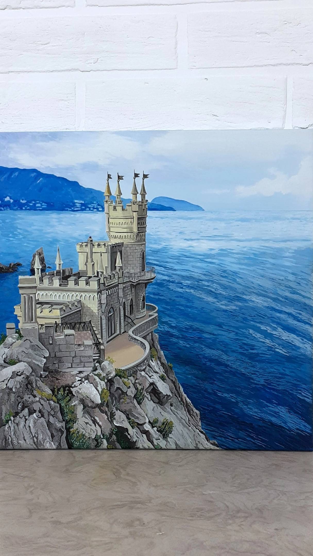 Ласточкино гнездо. Картина.