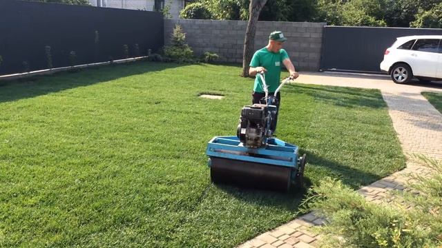 Работа самоходного катка