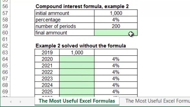 The Most Useful Excel Formulas - Excel for Advanced - Lesson 1