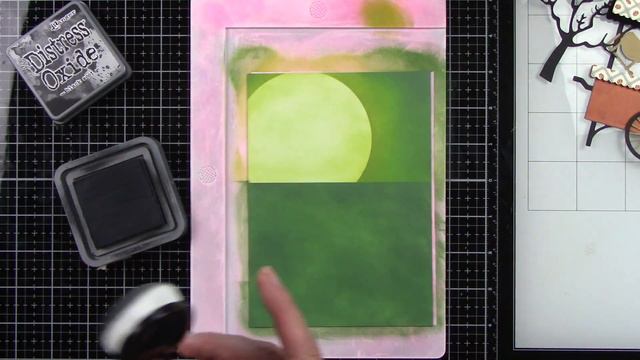 Ink Blending & Die Cutting a Halloween Scene Card | HoneyBee Stamps