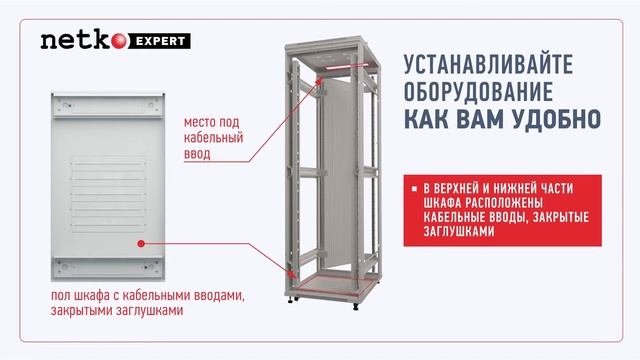 Универсальные напольные шкафы 19 Netko серия Expert