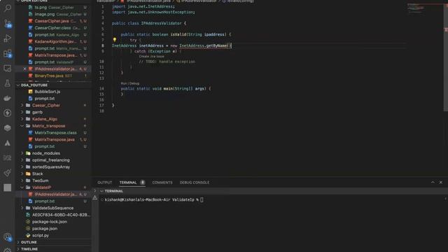 Mastering Data Structures with java || Applications of DSA || Validate IP Address