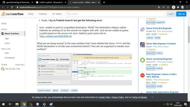 Merge entre ramas | Programación | Git | Egg Educación