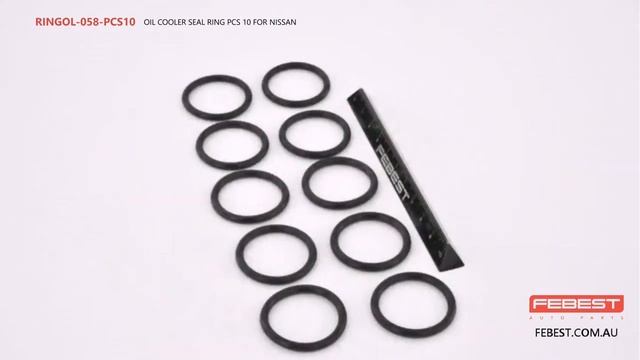 RINGOL-058-PCS10 OIL COOLER SEAL RING PCS 10 FOR NISSAN