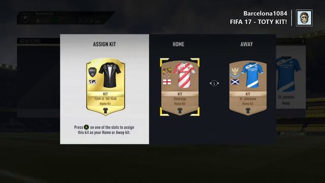 FIFA 17 - TEAM OF THE YEAR KIT!!!
