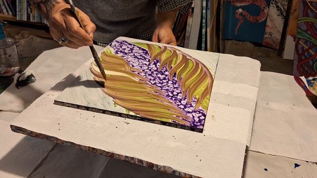 ARTE FLUIDO MÁGICO  ASI DE FACIL CREAR ABSTRACTOS  ARTE Y TERAPIA 