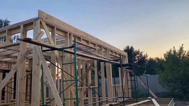 Перекрытие первого и второго Этажа в каркасном доме
