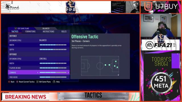 FIFA 21 - POST PATCH META TACTICS 4-5-1 GUARANTEED TO GET YOU MORE WINS #FIFA21 #TACTICS #META #FUT