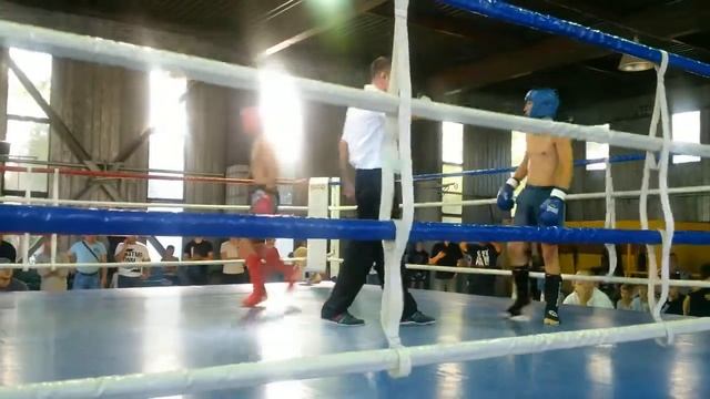 Чемпионат Одесской обл кикбоксинг Подаюров   Кравченко 3 раунд