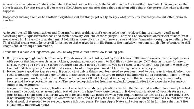 Apple: symbolic link vs. alias (2 Solutions!!)