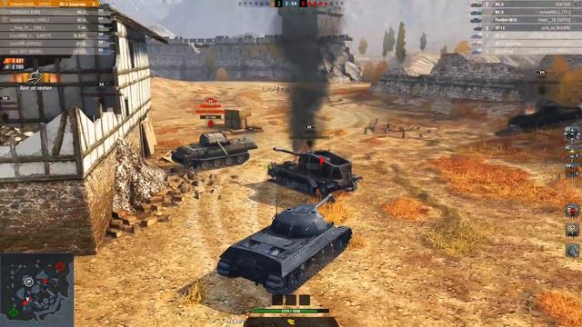 WoT Blitz - ИС 3 Защитник сварил взвод омаров - World Of Tanks Blitz (WoTB)