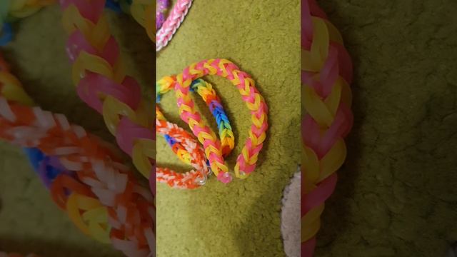 Браслеты из резинок ♥︎ Rubber band bracelets