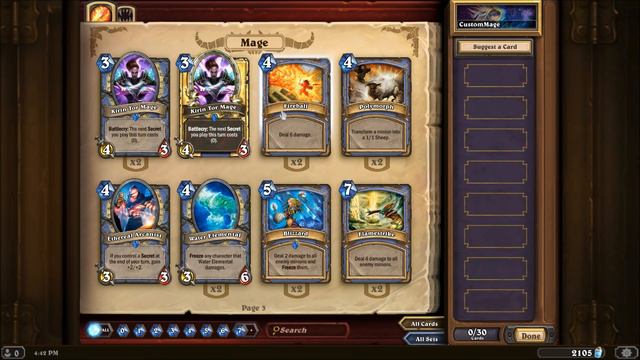 Hearthstone: Heroes of Warcraft (Mage Set Overview)