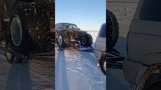 Нива Ксюша, как мы возим её по дороге общего пользования. х