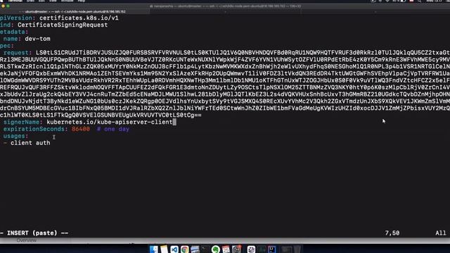 kubernetes rbac user authentication