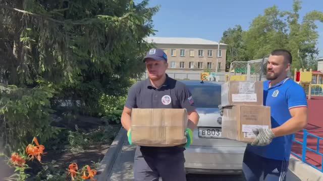Ямальские посылки с гумпомощью доставили в Волноваху