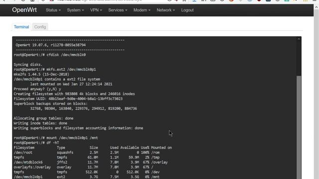 Mount Overlay SD-card OpenWrt