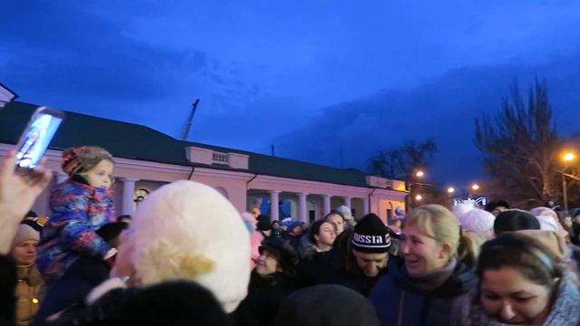 Открытие городской елки в Феодосии