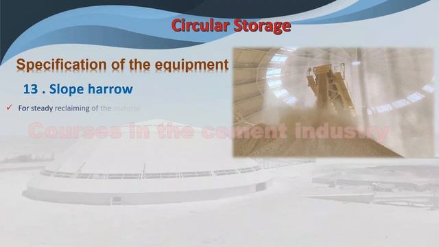 Limestone circular storage are explained definition and the mechanical components  in Course 1