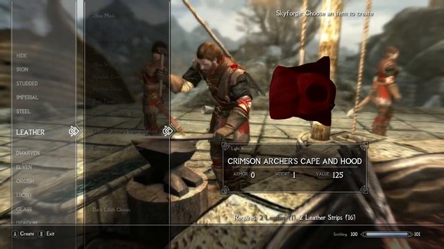 Skyrim Mod of the Day:  Crimson Ranger Armor