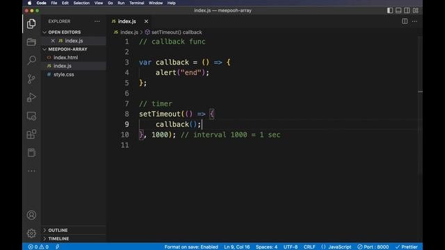 Clip10 callback func