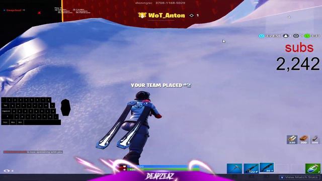LIVE playing zone wars with subs. EPIC games name deapzeaz