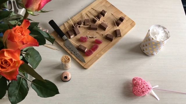 Сладкий букет к 14 февраля | мини-букет из конфет за 10 минут | DIY sweet bouquet