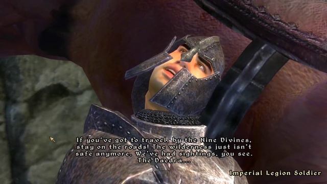 [Oblivion] If you've got to travel stay on the roads