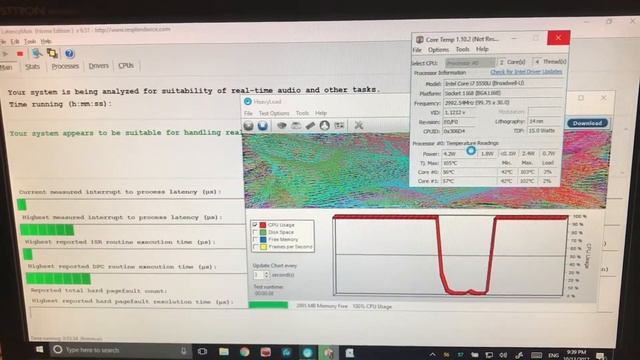 XCY Fanless i7 stress test
