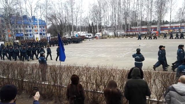 Ногинский спасательный центр МЧС России. После принятия присяги. 21.12.2019г.