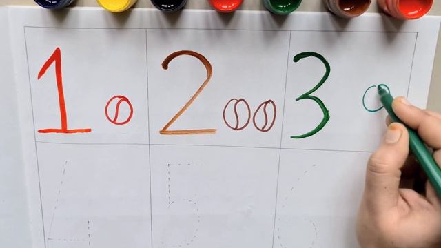 Counting Numbers 1 2 3 4 | Colors | Kids Learning #toddlers #kidssongs #kidslearning #counting #abc